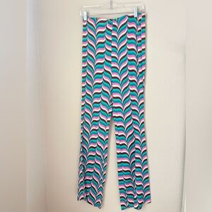 Zara print flared pant